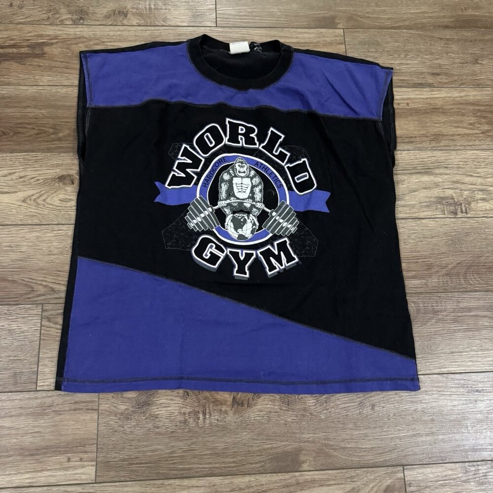 Vintage World Gym Bodybuilding Arnold Shirt